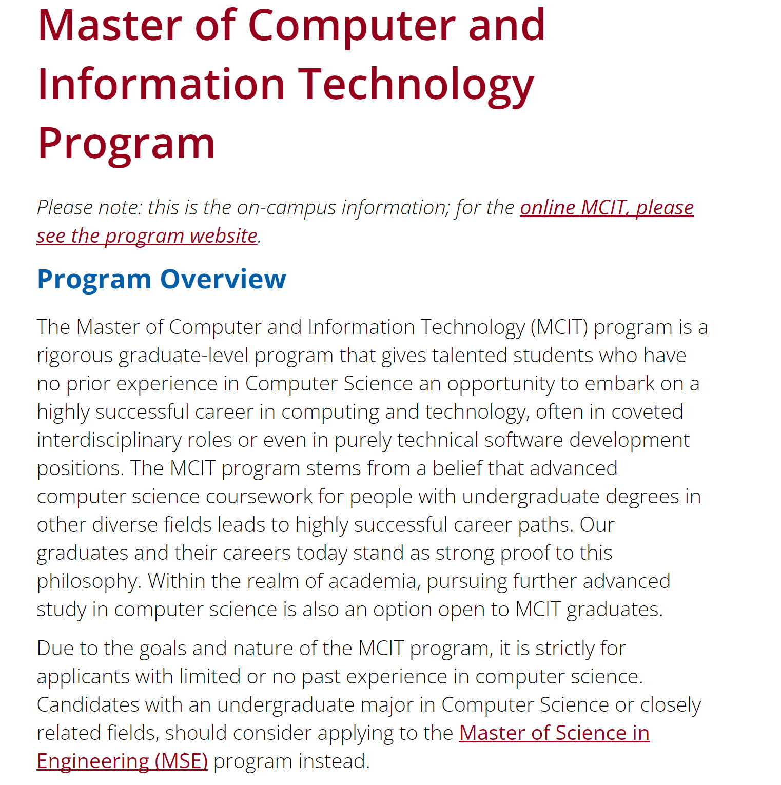 宾夕法尼亚大学的mcit项目-金吉列留学官网